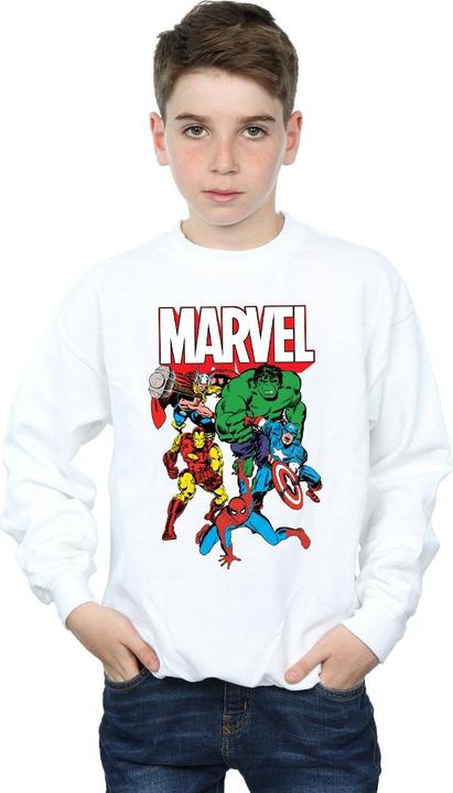 Actual product image Marvel Boys Group Shot Sweatshirt (140, 146)