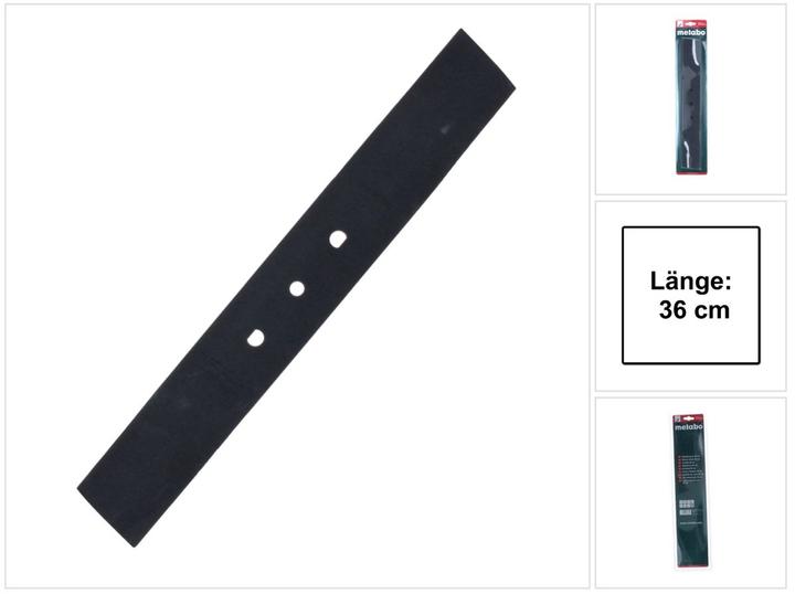 Actual product image Metabo Sickle knife 36 cm (Lawn mower, Lawn mower blades + replacement blades garden machinery)