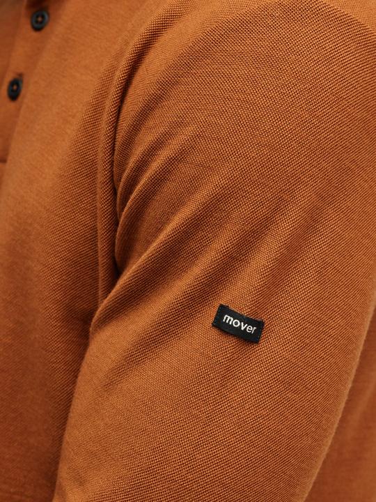 Actual product image Mover Plastic Free Sportswear Long Sleeve Merino Polo (XL)