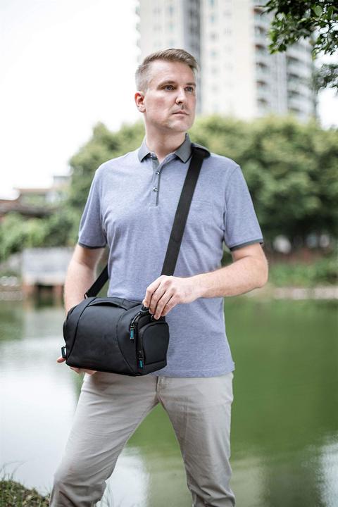 Produktbild Only-Bags.Store Fototasche für Spiegelreflexkameras Easy SLR XL grosse Kameratasche SLR-Kamera für Gehäuse und 3 (Kamera Schultertasche)