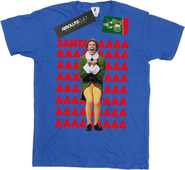 Elf Buddy Santa Scream TShirt (M)
