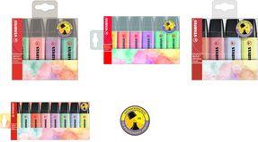 Image du produit STABILO Surligneur BOSS ORIGINAL Pastel (Citron vert, Cerisier en fleurs, Rose, Bleu nuageux, Rouge corail, 5 mm, 4 x)