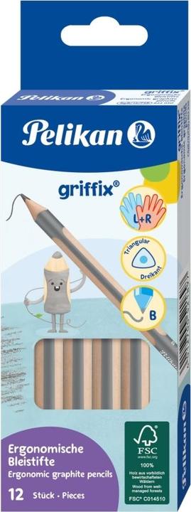 Actual product image Pelikan griffix pencils strength B 12 pcs. in folding box (3.50 mm, B, 12 x)
