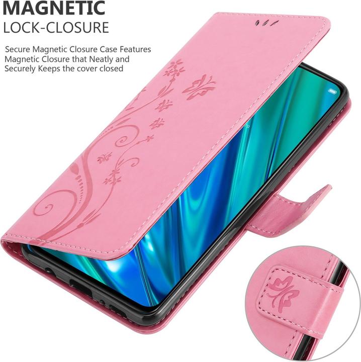 Image du produit Cadorabo Housse Flower Book pour Realme 5 PRO / Realme Q (Realme 5 Pro, Domaine Q)