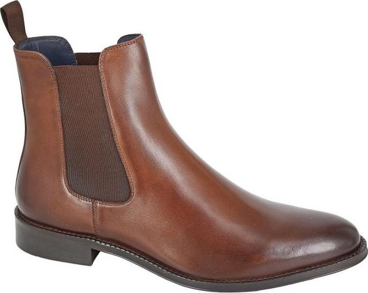 Actual product image Roamers Mens Plain Leather Ankle Boots (47)
