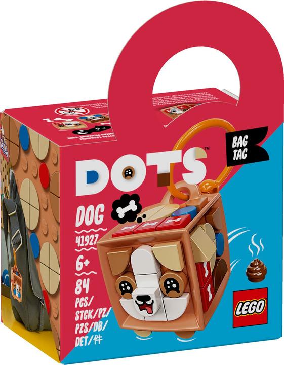 Produktbild LEGO Taschenanhänger Hund (41927, LEGO Dots)