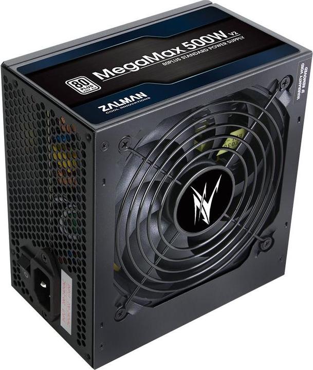Actual product image Zalman MegaMax 500W power supply (ZM500-TXII) (500 W)