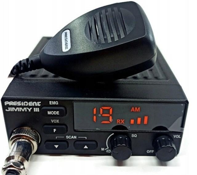 Produktbild President Jimmy III AM/FM CB radio Black (AM, FM)