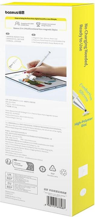 Produktbild Baseus Smooth Writing III stylus Non-magnetic version (white)