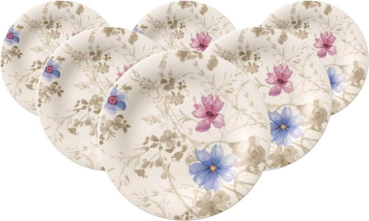Actual product image Villeroy & Boch Multipack Mariefleur Gris Basic breakfast plate - 6 pieces (6 x, 21.50 cm)