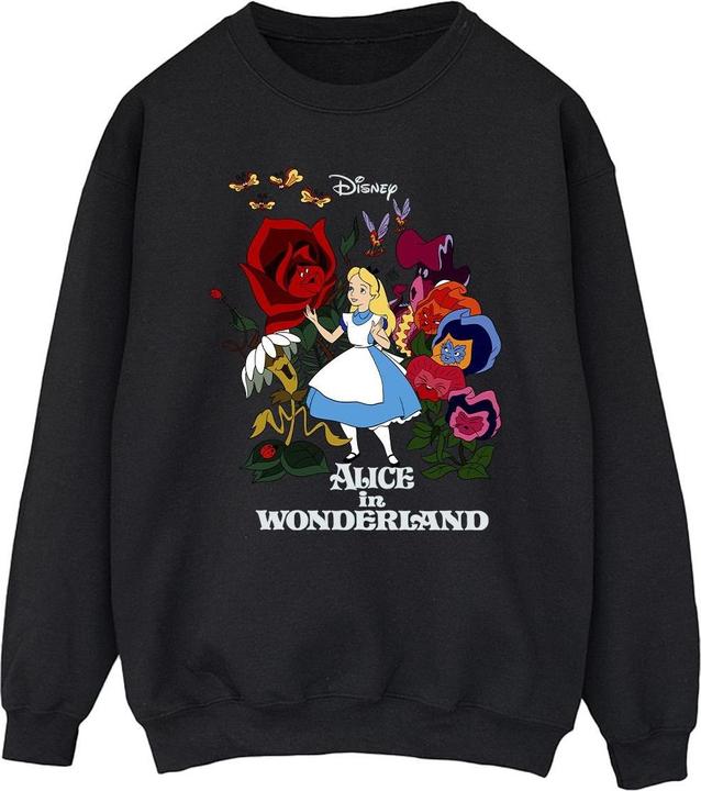Disney Alice In Wonderland Flowers Sweatshirt (L)