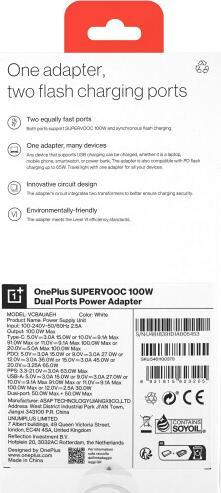 Produktbild OnePlus Supervooc Power Adapter (100 W)
