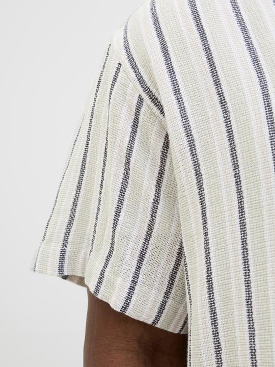 Produktbild Jack & Jones Jorcoba Stripe Resort Shirt Ss Sn Pls (4XL)
