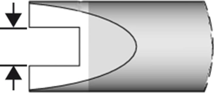 Actual product image JBC SMD desoldering tip series C245, C245150/2.2 x 3.5 mm, for chip components (Soldering tip)