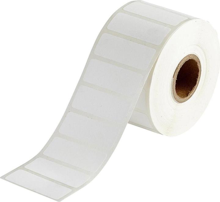 Actual product image Brady BPT-540-105, B-7604, thermal paper, white, 101.60 x 25.40 mm, permanent (1 PU = 12 rolls á 13