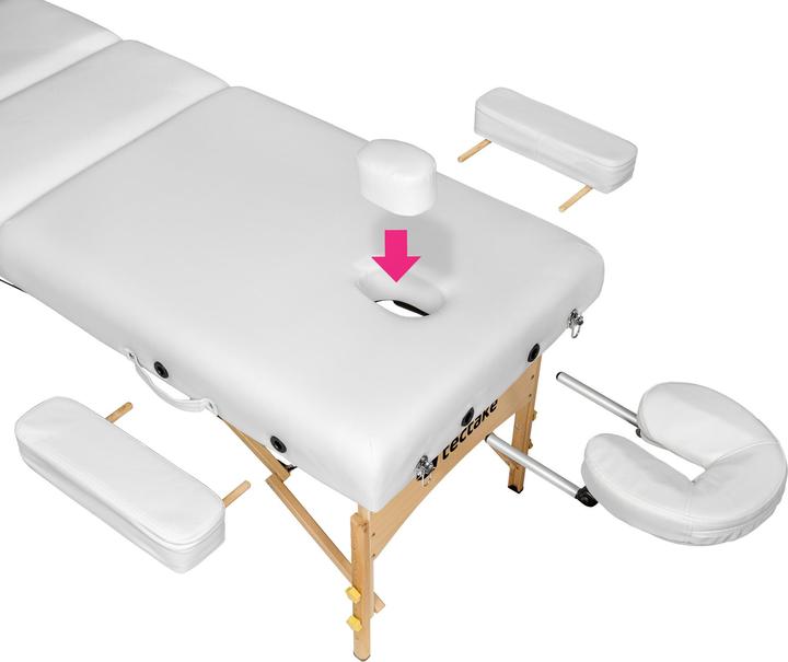Actual product image tectake 3 Zonen Massageliege