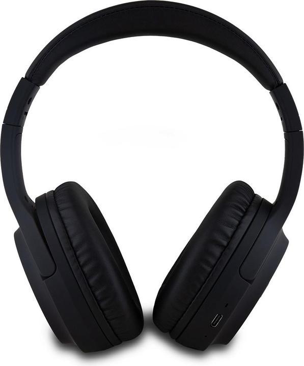 Actual product image DKNY PU Leather Arch Logo Bluetooth Stereo Headphone Black (30 h, Wireless)