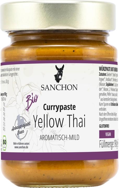 Produktbild Sanchon Currypaste Yellow Thai aromatisch-mild Bio (190 g)