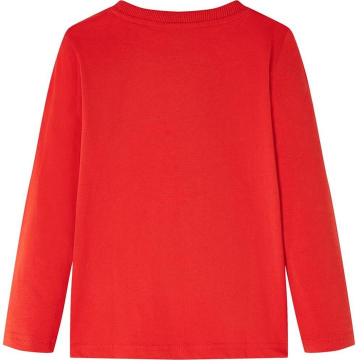 Produktbild VidaXL Kinder-Langarmshirt Rot 116,Material: 100 % Baumwolle,Farbe (116)