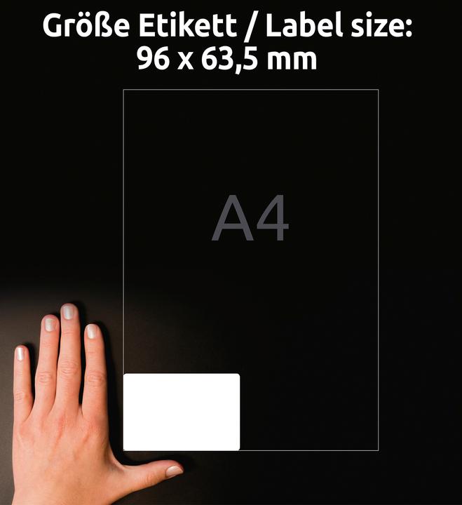Actual product image Avery Universal labels, ablösbar