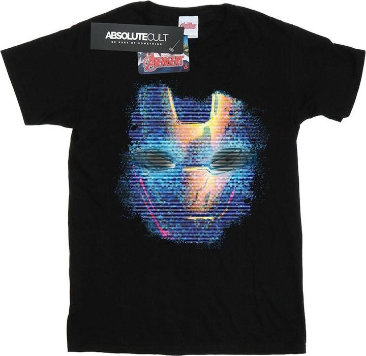 Iron Man Distressed Head TShirt (XL)