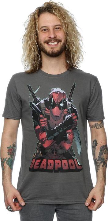 Immagine prodotto Deadpool Ready For Action Maglietta Uomo (XL)