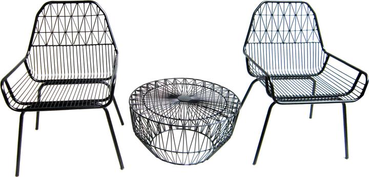 Wire balcony set