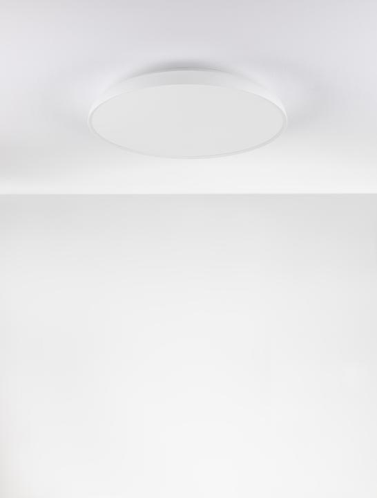 Productafbeelding Nova Luce LINUS LED plafondlamp wit 50W warm wit 9x60cm dimbaar 9005645 (3741 lm)