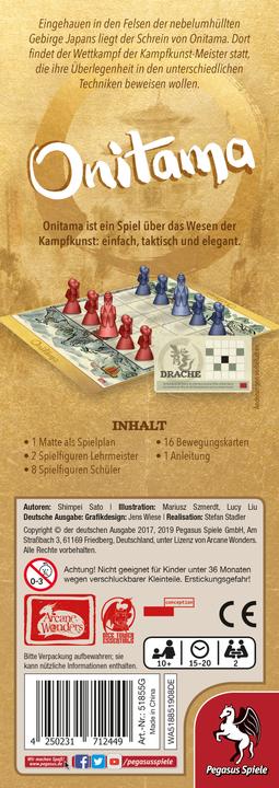 Produktbild Pegasus Onitama (Deutsch)