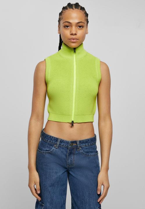 Actual product image Urban Classics Ladies Short Knit Vest (3XL)