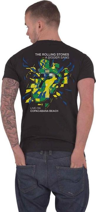 Immagine prodotto The Rolling Stones Maglietta unisex adulto Bigger Bang - Brasile '80 Back Print in cotone (L)