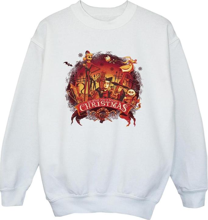Disney The Nightmare Before Christmas Scary Christmas Sweatshirt Jungen