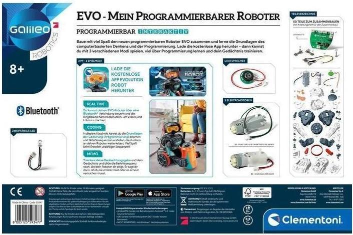 Actual product image Clementoni EVO My Programmable Robot EN