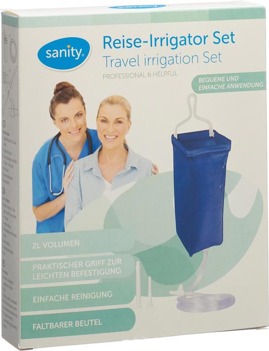 Sanity Irrigator Reise Set komplett