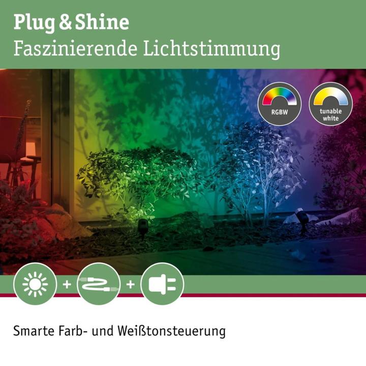 Produktbild Paulmann Outdoor Plug & Shine Zigbee Pike Starterset (330 lm, IP44)