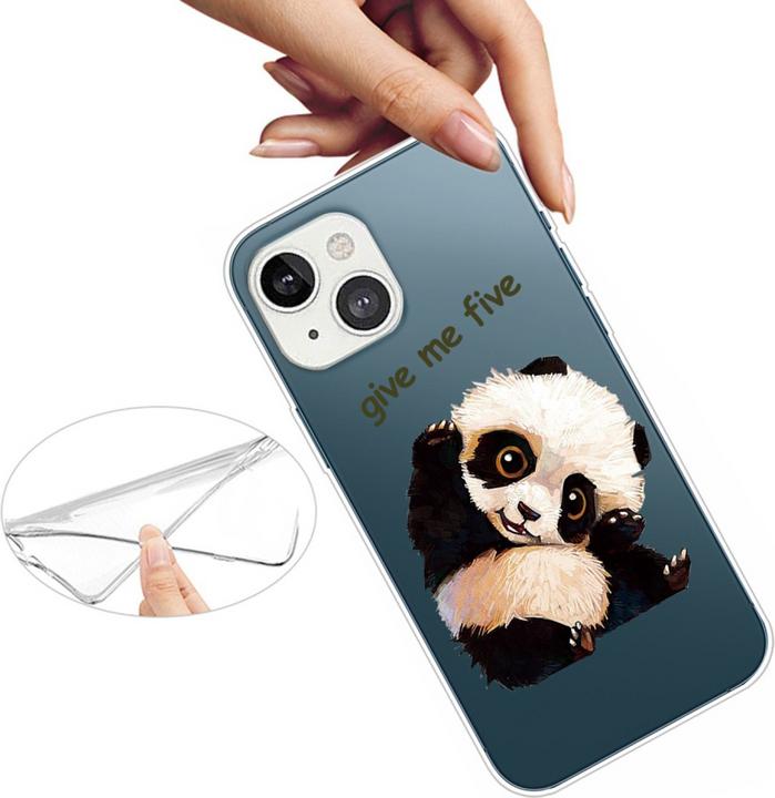 Actual product image Ueli Express iPhone 14 Plus Super Slim Rubber Protective Cover Panda (Apple iPhone 14 Plus)