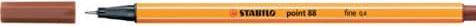 Produktbild STABILO point 88 Fineliner (Rötel, 1 x)