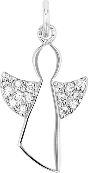 Produktbild Amor Anhänger für Damen, 925 Sterling Silber, Zirkonia synth. | Engel (Silber 925)