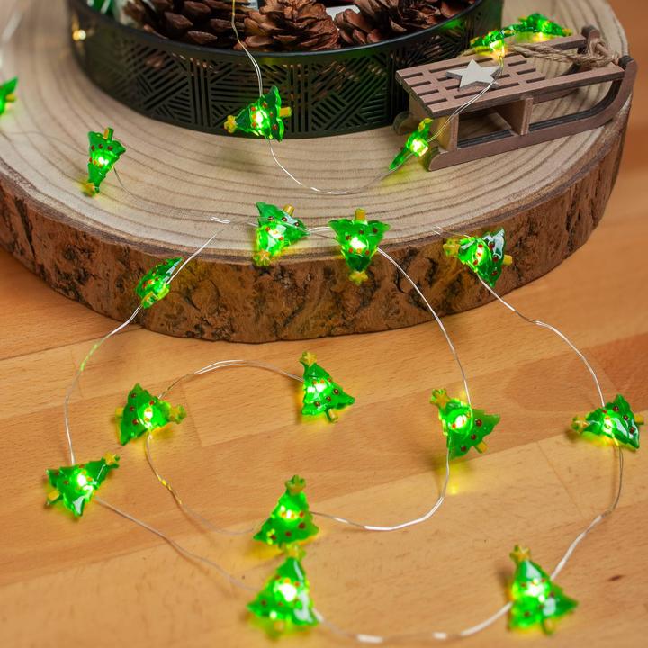 Produktbild Lindby Motje LED-Lichterkette, Weihnachtsbäume (3.20 m)