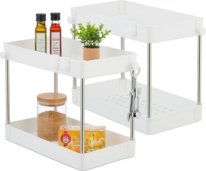 Actual product image Relaxdays under-sink-shelf