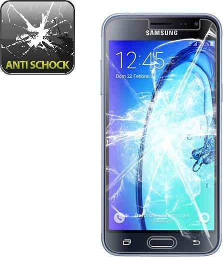 Produktbild Protectorking 2x Panzerfolie Anti-Shock HD Klar (2 Stück, Samsung Galaxy J3)