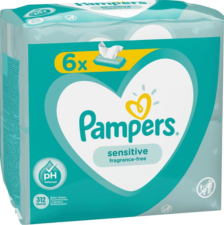 Produktbild Pampers Sensitive (312 Stück)