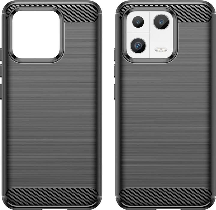 Actual product image Screenguard Xiaomi 13 Hull Carbon Brushed Soft TPU (Xiaomi 13)