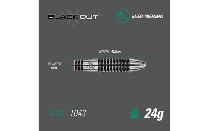Produktbild Winmau Steeldart Blackout 1043-24g (24 g)