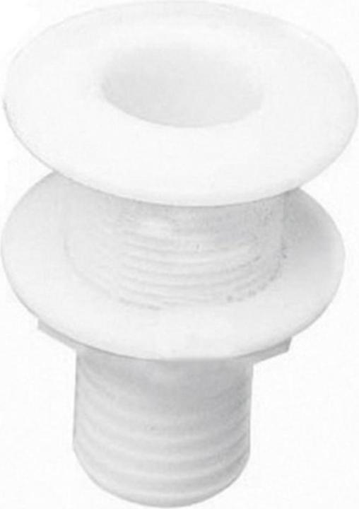 Image du produit Plastimo Passe-coque cannelé blanc flush 1" 94mm
