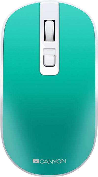 Canyon Souris sans fil rechargeable avec boutons silencieux MW-18, aigue-marine (Sans fil)