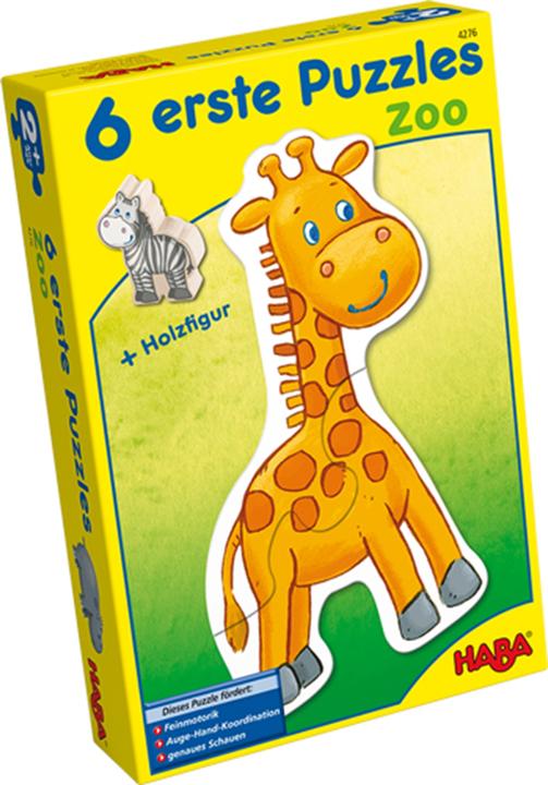 Produktbild Haba 6 erste Puzzles Zoo (4 Teile)