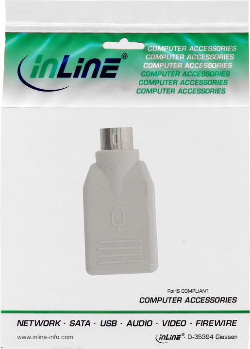 Immagine prodotto InLine Adattatore da PS/2 a USB 2.0 (PS/2, 2 cm)