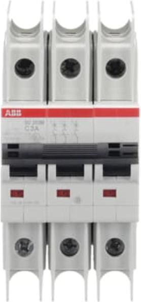 Immagine prodotto ABB SU203M-K4 Interruttore automatico K-Char., 10kA, 4A, 3P UL489