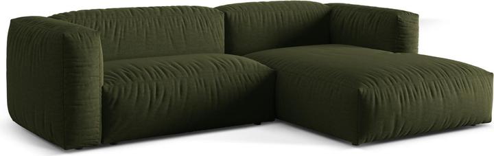 Actual product image Micadoni Modular Right Corner Sofa, "Martina", 2 Seats, 283x176x75 Made in Europe (Corner sofa, Modular sofa)